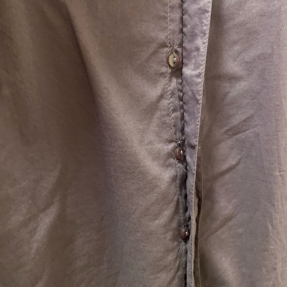 Purple Button down tunic - Picture 5 of 5